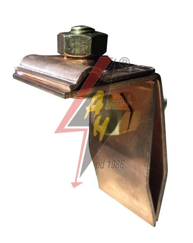 Держатель на металлический лист H=7 cm, проволока Ø 5-10 mm, медь/латунь - фото 1 - id-p14188284
