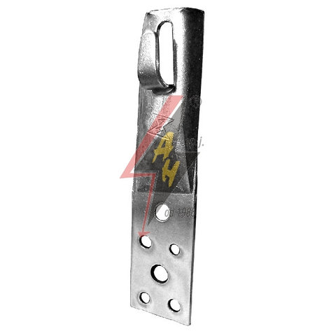 Держатель прямой H=6 cm, проволока Ø 5-8 mm, сталь нерж., фото 2
