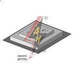 Утяжелитель (бетонное основание) с резиновой подкладкой 50x50x11 см (4 отверстия) - 50 кг