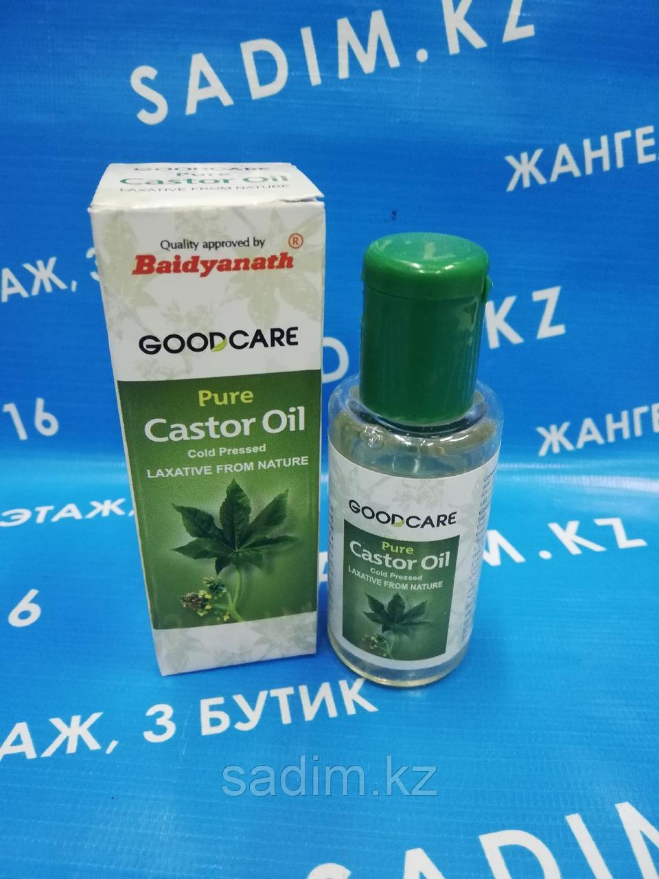 Касторовое масло Castor Oil, Goodcare Baidyanath - чистое натуральное масло холодного отжима, 50 мл