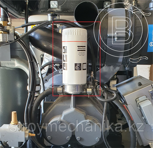 Масляный фильтр компрессора Atlas Copco,1613610500