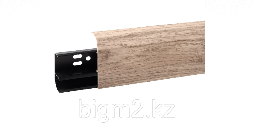 Плинтус пластиковый ABF-70 7003, дуб лофт, 70 мм*2,5 м