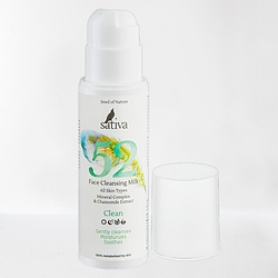 Молочко для лица очищающее №52 для всех типов кожи от Sativa