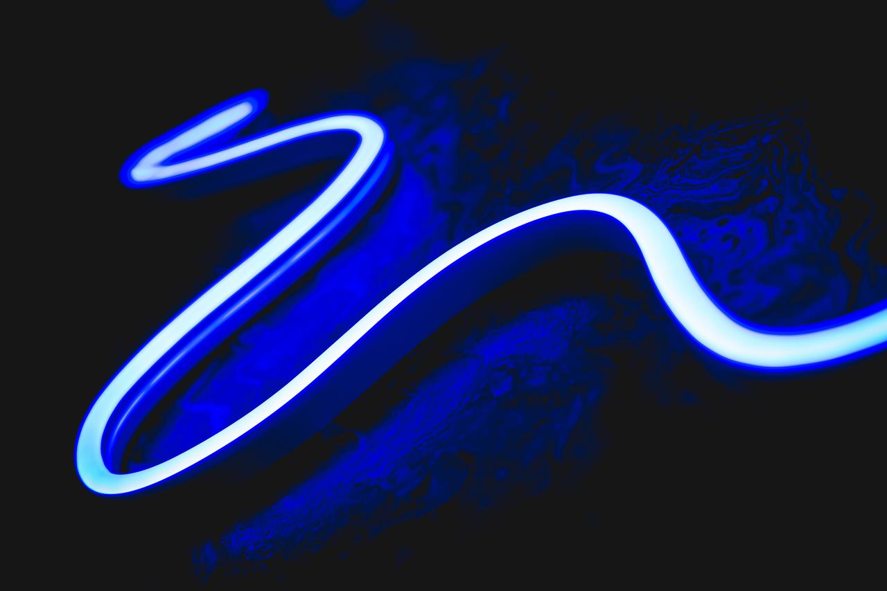Флекс - неон светодиодный архитектурный 10Вт/м синий IP67 220V - фото 1 - id-p109997887