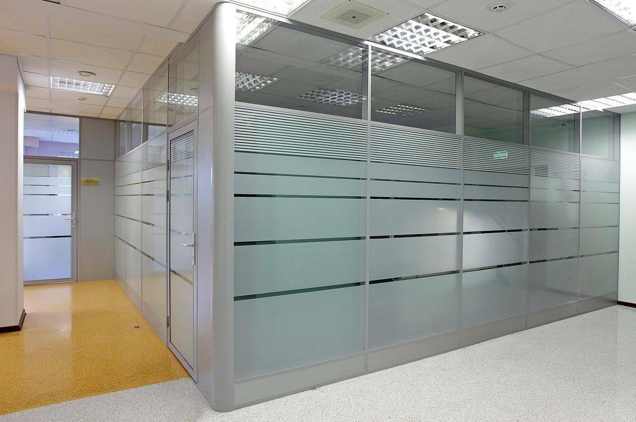 Алюминиевые стационарные перегородки, фото 1