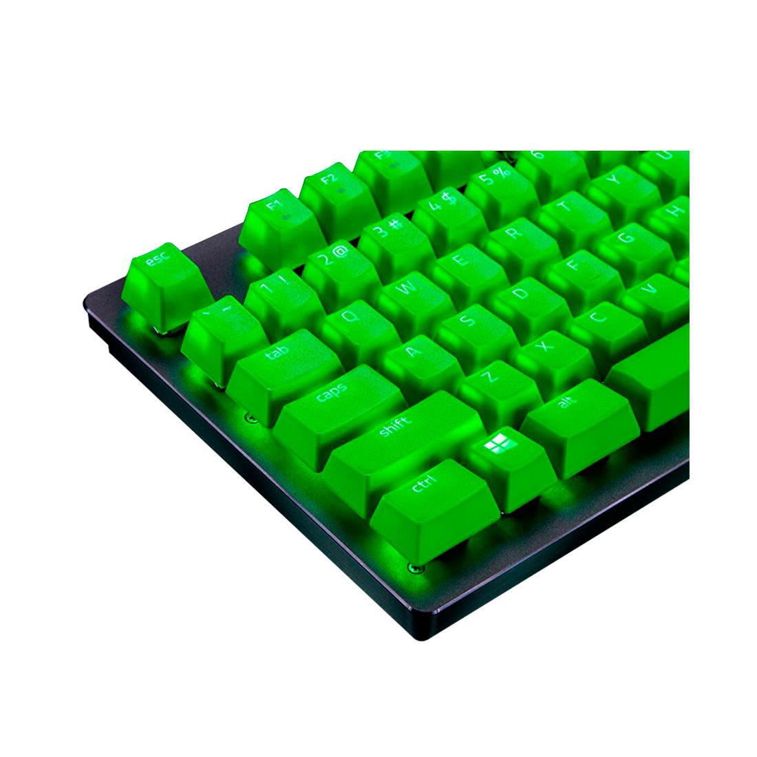 Набор сменных клавиш для клавиатуры Razer PBT Keycap Upgrade Set - Razer Green - фото 3 - id-p109881275