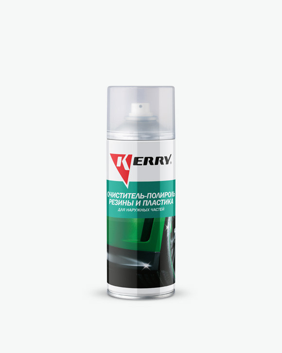 Очиститель-полироль пластика и резины KERRY - фото 1 - id-p109998075
