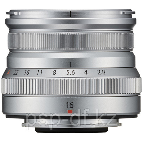 Объектив Fujifilm XF 16mm f/2.8 R WR (серебристый) - фото 2 - id-p110000463