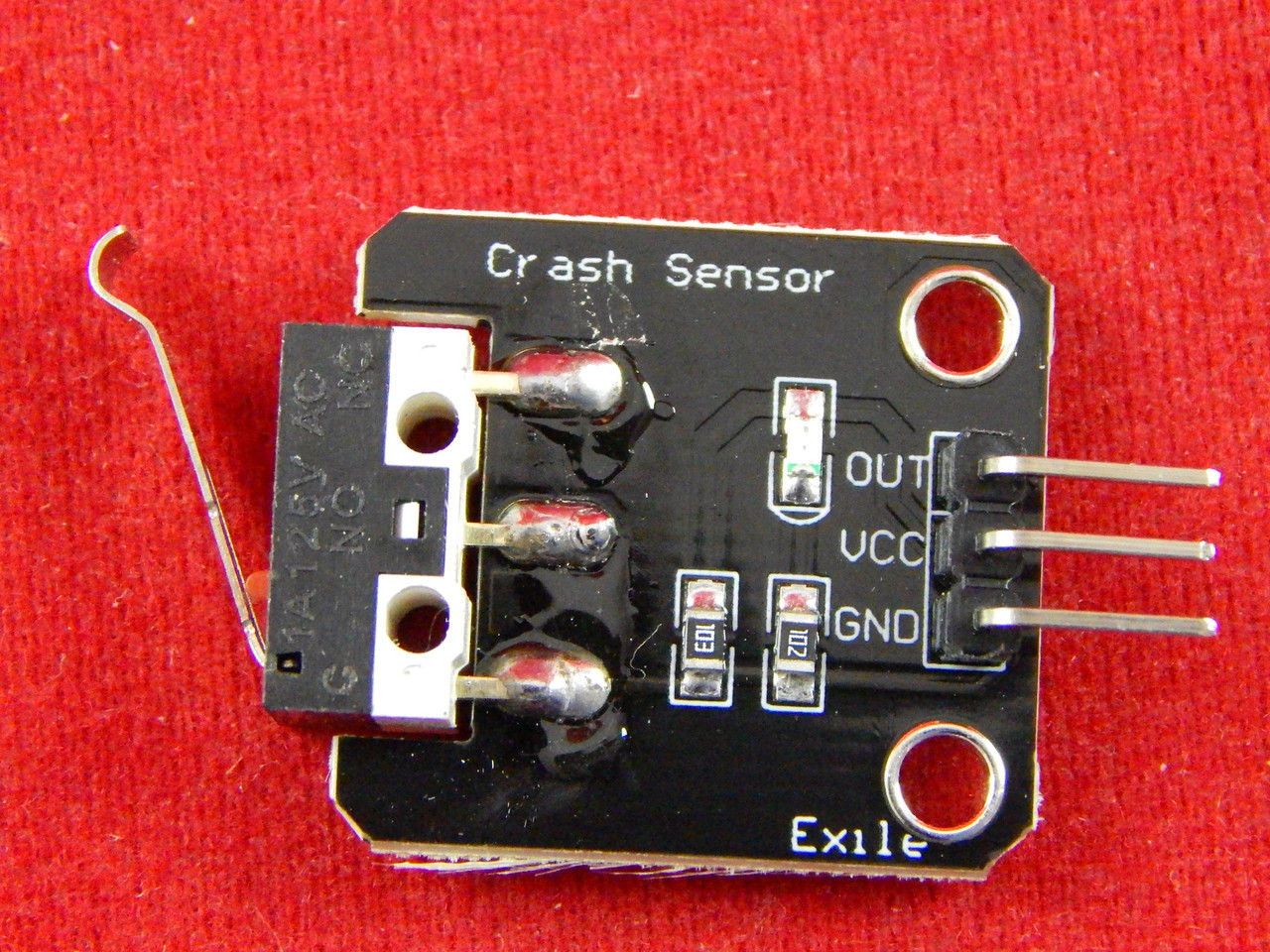 Модуль датчика концевого переключателя crash sensor для Arduino - фото 1 - id-p110000494