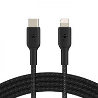 Belkin BOOST CHARGE Lightning to USB-C Cable_Braided кабель интерфейсный (CAA004bt2MBK)