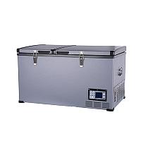 Компрессорный двухкамерный автохолодильник морозильник BCD100 100 литров с отдельными крышками