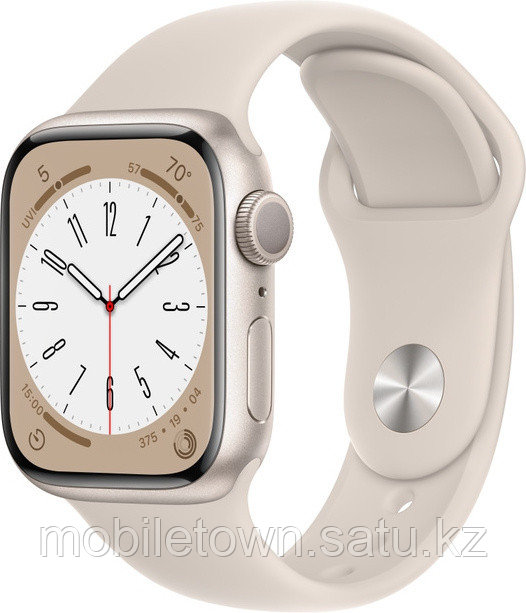 Смарт-часы Apple Watch Series 8 45 мм Aluminum золотистый - фото 1 - id-p110002796