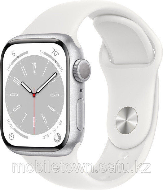 Смарт-часы Apple Watch Series 8 45 мм Aluminum серебристый - фото 1 - id-p110002797