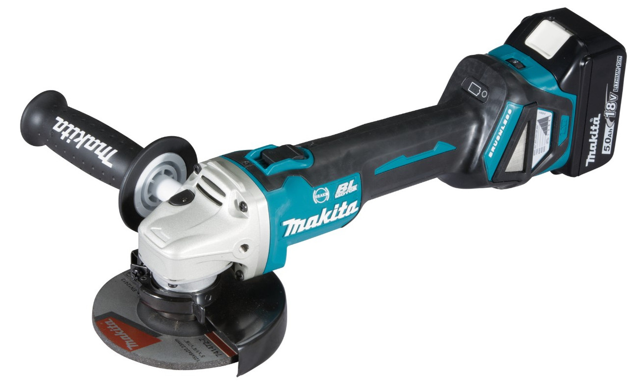 Аккумуляторная УШМ Makita DGA513RTJ (DGA513RTJ) - фото 1 - id-p110003239