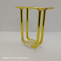 Ножка для мягкой и корпусной мебели,15 см,золото