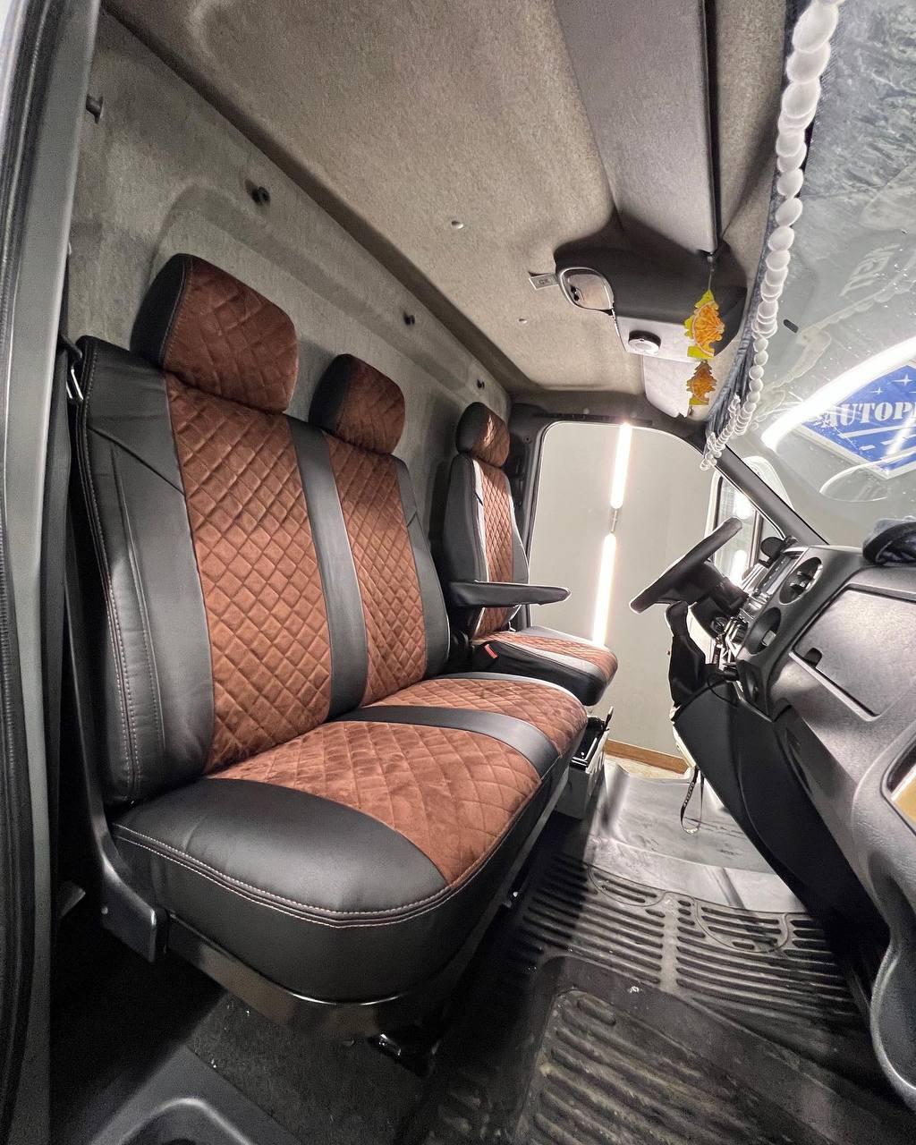 Авточехлы, чехлы на сиденья ГАЗ Газель Next 2014-2023 Автопилот (ромб/классика) - фото 5 - id-p109958083