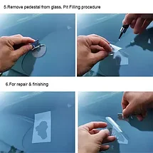 Комплект для ремонта автомобильных стекол от сколов и трещин POP DIY, фото 3
