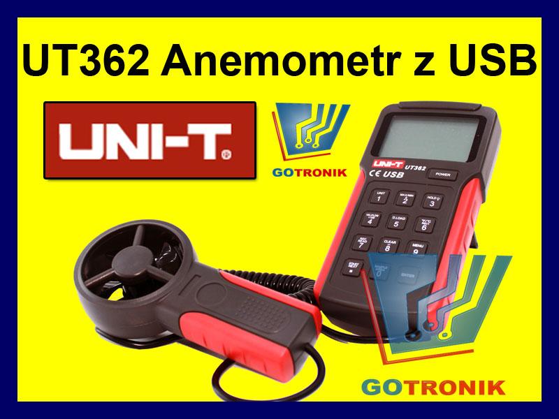 UNI-T UT362 Анемометр В РЕЕСТРЕ СИ РК (температура, обьем воздуха и USB интерфейс)