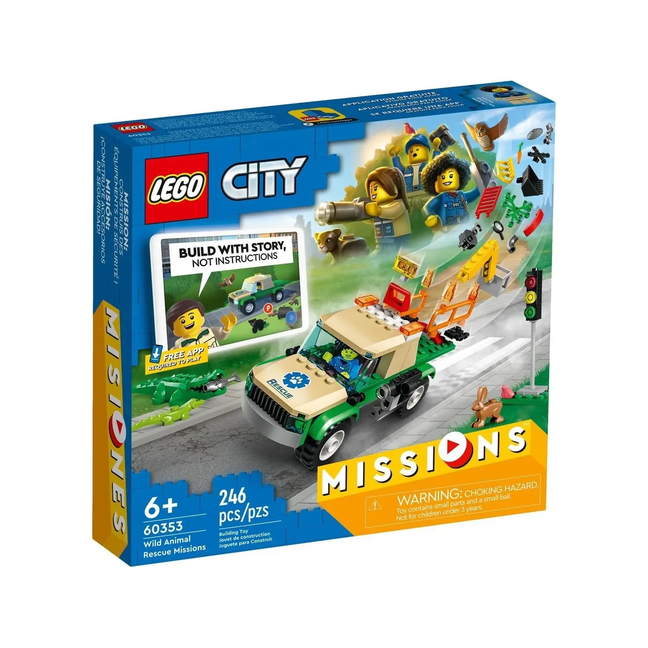Конструктор LEGO City Missions Миссии спасения диких животных 60353 - фото 1 - id-p110013096