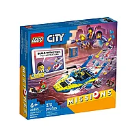 Конструктор LEGO City Missions Детективные миссии водной полиции 60355