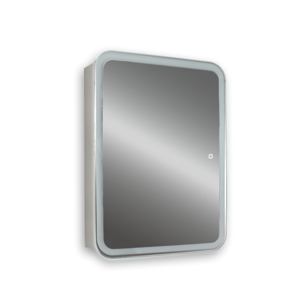 Зеркало шкаф с LED подсветкой Аква плюс 50 DORATIZ 2711.936, сенсорный выключатель - фото 4 - id-p110013183