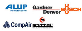 Компрессоры и запасные части Alup Kompressoren, Gardner Denver, Compair, Busch