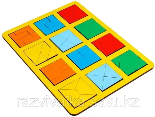 Сложи квадрат 2 (рамки и вкладыши, стандарт) на 4-5 лет - фото 1 - id-p3320902