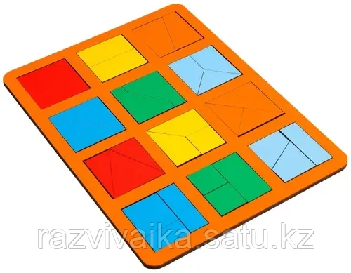 Сложи квадрат 1 (рамки и вкладыши, стандарт) на 2-4 года