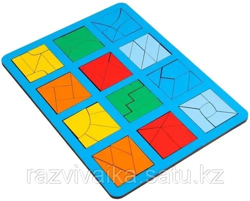 Сложи квадрат 3 (рамки и вкладыши, стандарт) на 6-7 лет - фото 1 - id-p3320903