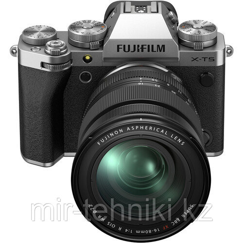 Фотоаппарат Fujifilm X-T5 Kit XF 16-80mm F4 R OIS WR (серебристый) - фото 1 - id-p110013876