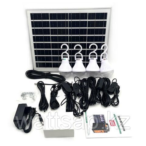 Солнечная электростанция Yobolife LM-3612, 4 LED лампы, Bluetooth радио - фото 2 - id-p110013982