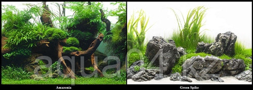 SeaView GREENSPIKE / AMAZONIA (30 см) Фон задний для аквариума - фото 1 - id-p110014167