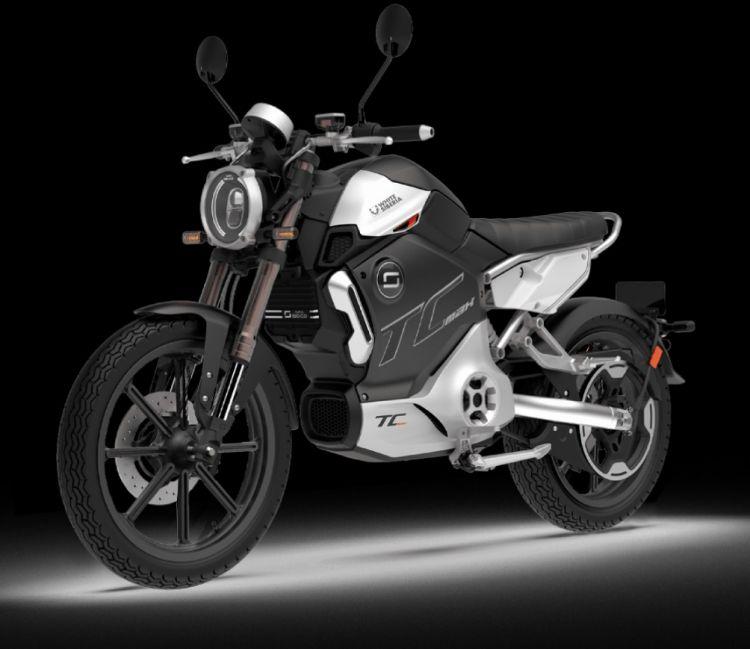 Электромотоцикл WHITE SIBERIA SUPER SOCO TC MAX (Черный-серебро) - фото 7 - id-p110014311