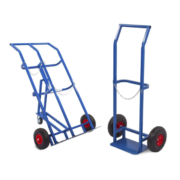 ТЕЛЕЖКА ДЛЯ БАЛЛОНОВ ГБ-1 КИСЛОРОДНЫХ, 1 БАЛЛОН (2 КОЛЕСА D 250ММ, ЛИТ ...