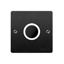 Бесконтактная кнопка BasIP SH-47T BLACK / SILVER