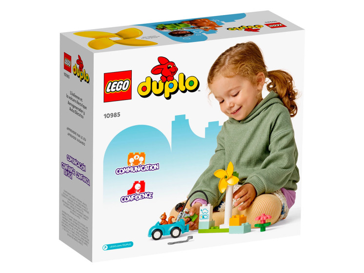 LEGO DUPLO 10985 Ветряная турбина и электромобиль, конструктор ЛЕГО - фото 3 - id-p110018869