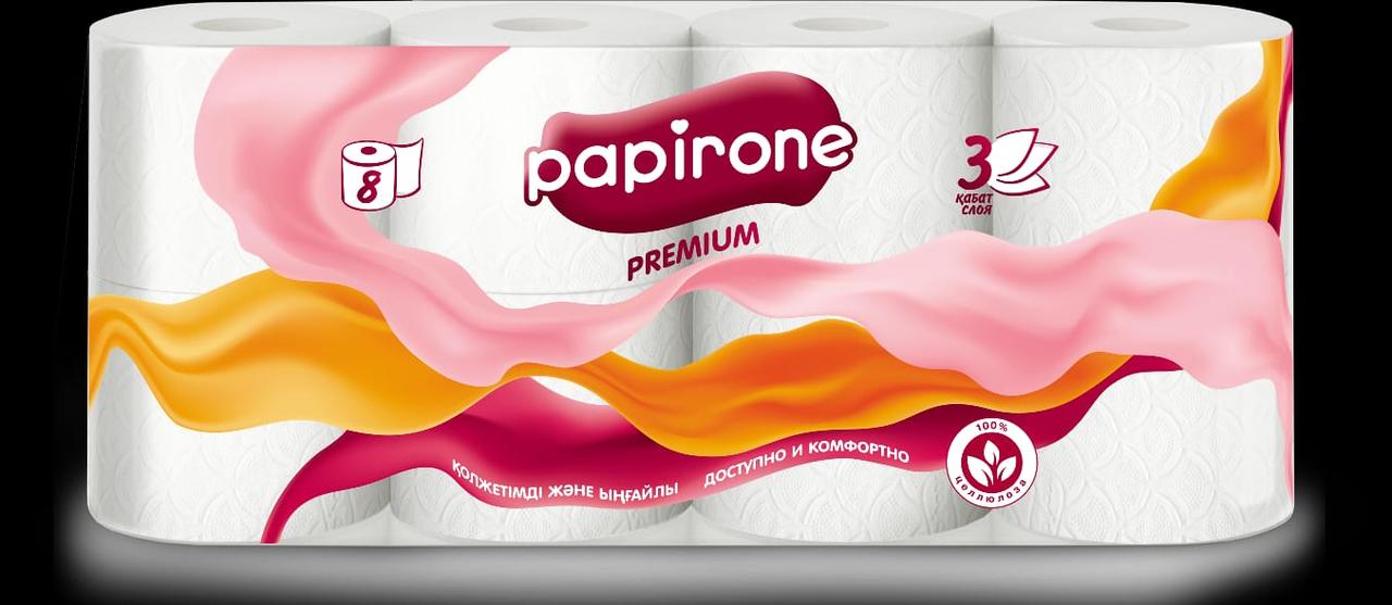 Туалетная бумага «Papirone»*8 - фото 1 - id-p110020197