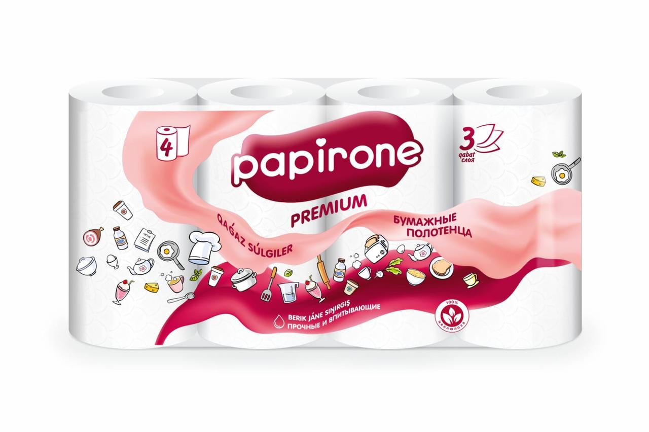 Полотенца Papirone бумажные 4 шт