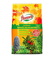 FLOROVIT Күзгі қылқан жапырақты түйіршікті тыңайтқыш, 3 кг