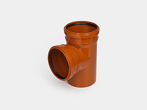 Тройник канализационный 160х160/90 оранжевый