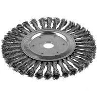 Щетка ЗУБР "ЭКСПЕРТ" дисковая для УШМ, плетеные пучки стальной проволоки 0,5мм, 175мм/22мм