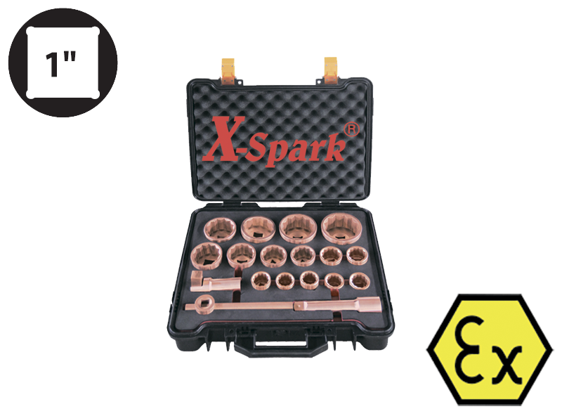 Набор искробезопасных головок X-Spark 101N