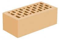 Кирпич утолщенный лицевой желтый "Соломенный" с гладкой поверхностью