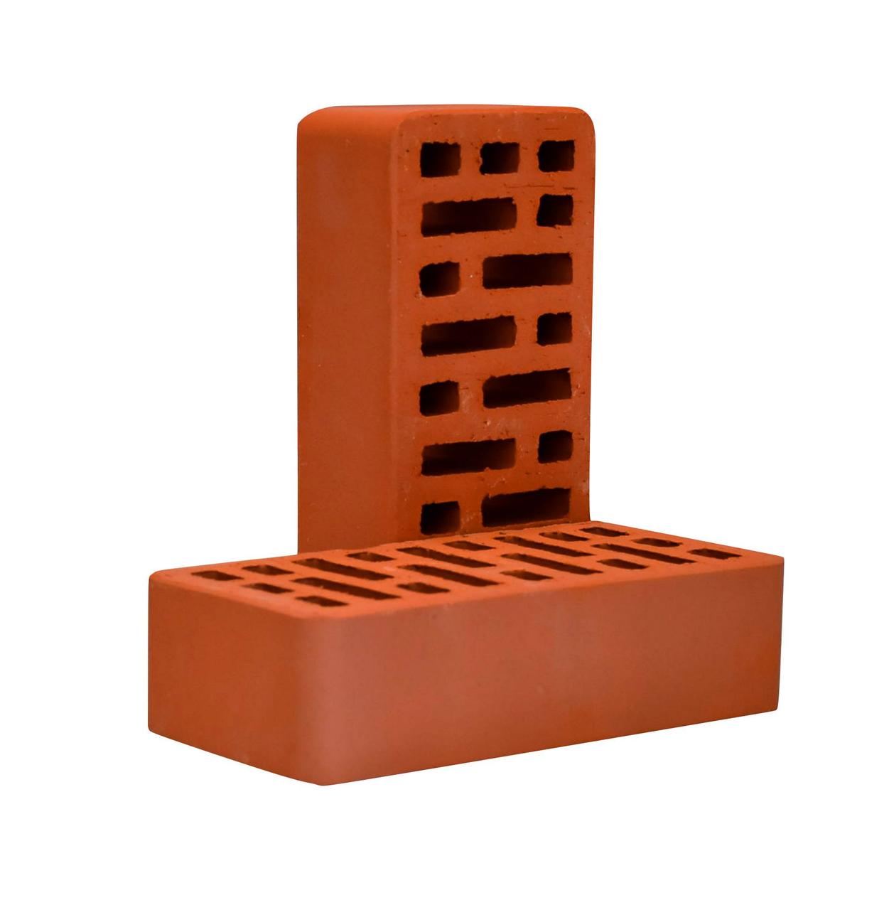 КИРПИЧ ОДИНАРНЫЙ ЦВЕТ МОРКОВЬ 1,0 НФ М150 Казахстан, фото 1