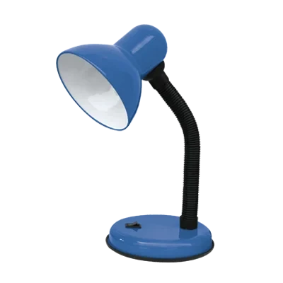 Гнущаяся лампа-светильник (настольный) голубой