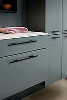 Ручка накладная TAU  черный шлифованный CC160mm L286