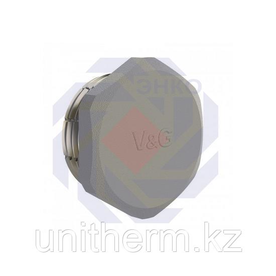 Заглушка резьбовая латунная V&G VALOGIN НР 1/2" - фото 1 - id-p110048820