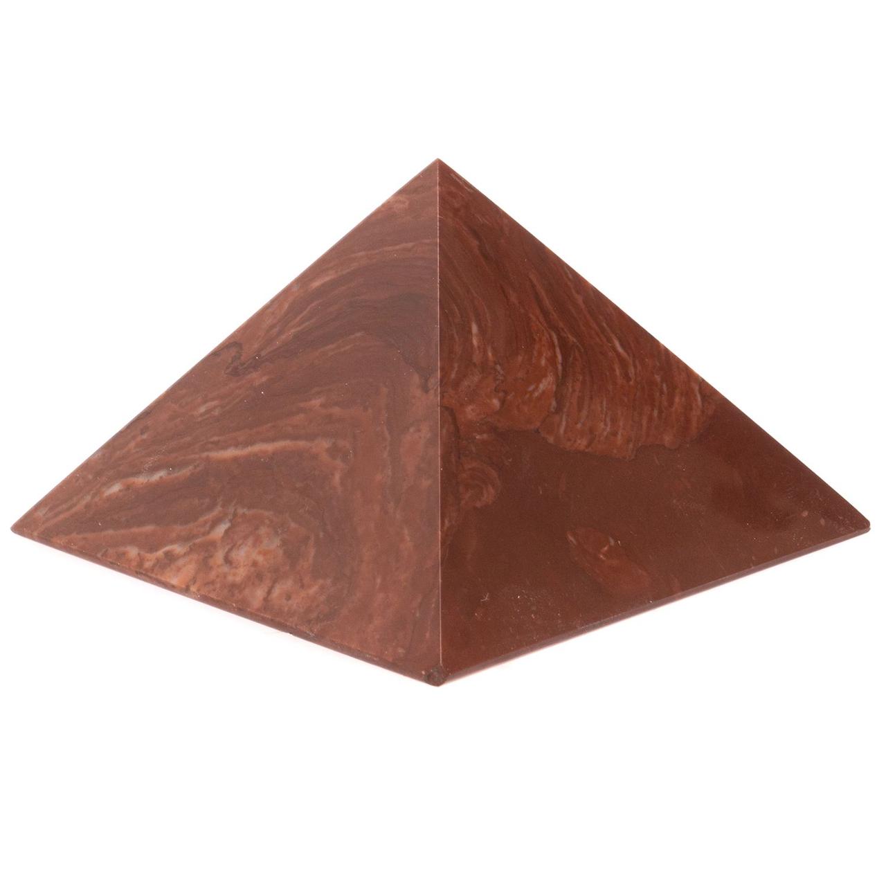 Пирамида из камня лемезит 8х8х5,1 см 126262 - фото 1 - id-p109957218
