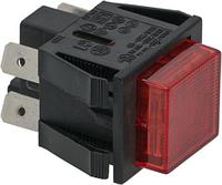 Однополюсный красный выключатель с лампочкой 532-011-300 Cimbali