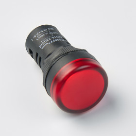 Индикатор световой RED (красный) ND16-22D/2, 230V AC/DC (R)_CHINT (арматура сигнальная) - фото 1 - id-p109735265